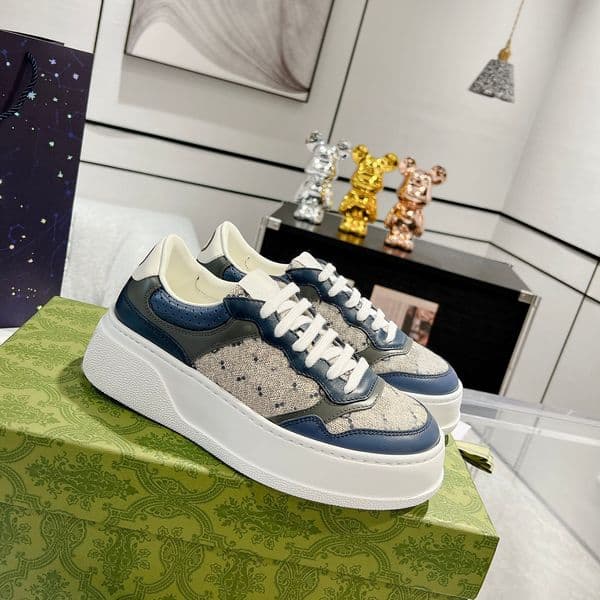 High-quality platform sneakers retro canvas shoes platform white shoes c13c