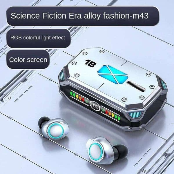 New TWS M41 5.3 Earphone BT Wireless HIFI Stereo Earbud Low Latency Gaming Headphones HD Call Waterproof Headset With Mic 26L0525