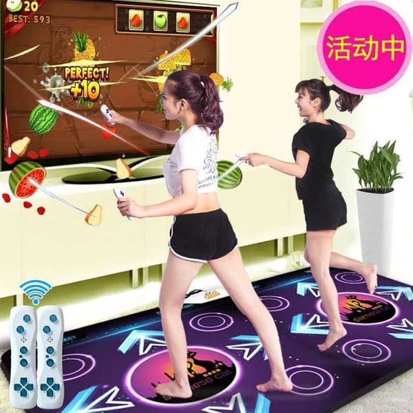 Hot Sale Double Dance Pads mats Remote Control for PC TV Dance Gaming super dancer on computerPK on the Double Dance pads L260525
