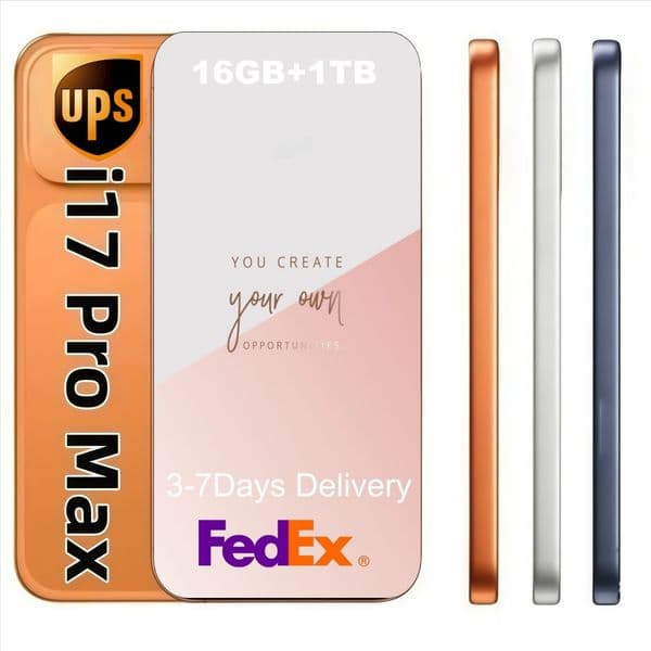 Fast App Launching and Fluid System Navigation Boost Your Productivity, 8000mAh Consistent Battery Supply for The Original I17 Pro Max Unlocked Phone