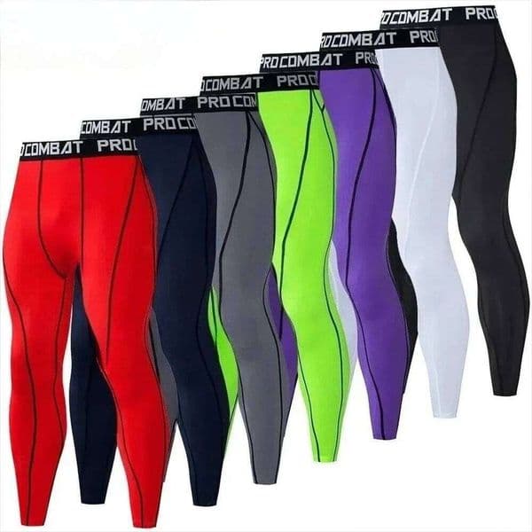 Men's Compression Pants Legging Gym Trousers Tights Jogging Sweatpants Summer Men Yoga Skinny Running Shorts