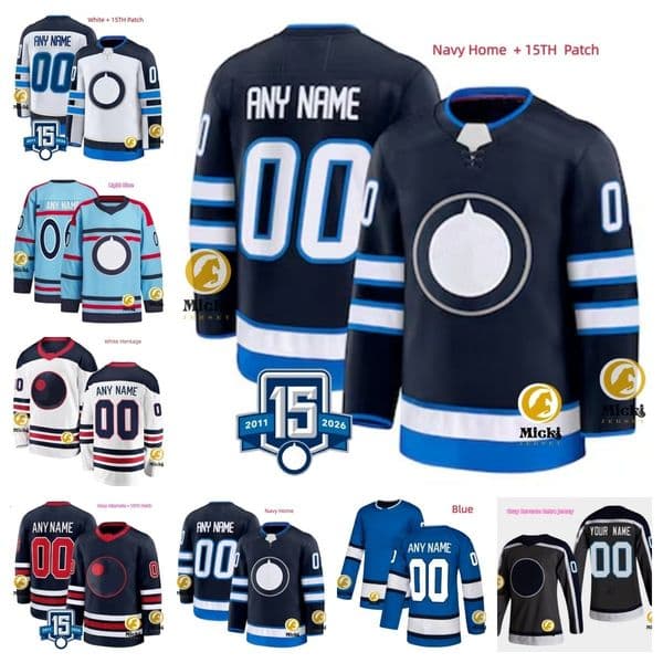 Dylan Samberg Jersey 13 Gabriel Vilardi 62 Nino Niederreiter 36 Morgan Barron 91 Cole Perfetti 7 Vladislav Namestnikov Custom Stitched Hockey Jersesys