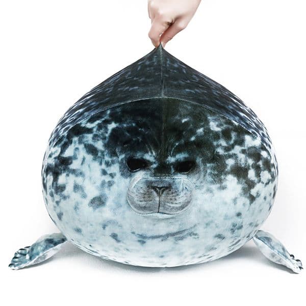Realistic Seal Plush Pillow Soft Ocean Animal Stuffed Cushion