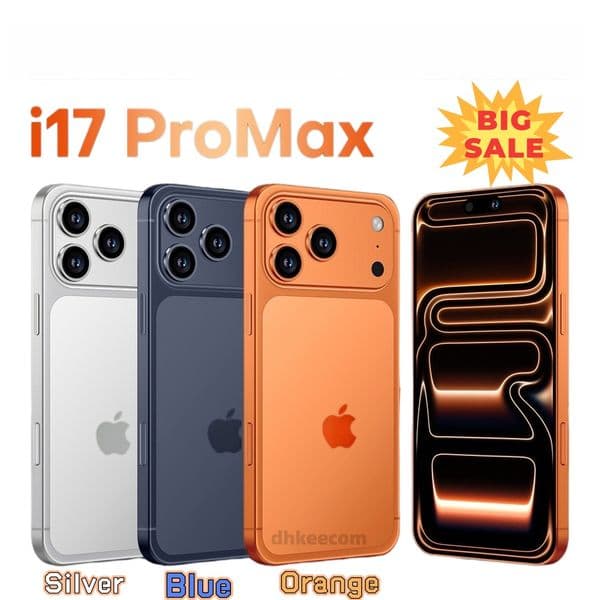 Iphone 17 pro max Original Unlocked 5G mobile phone 6.9-inch smartphone full HD facial unlock function USB-C interface high-end customized version