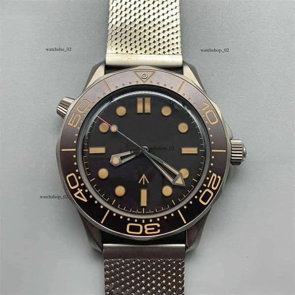 Sea Master 300M Titanium 007 210.90.42.20.01.001 No Time to Die AAAAA 5A Quality 1 SuperClone VSf Factory Watches 42mm Mens Automatic Mechanical 8806 Movement Watch 52