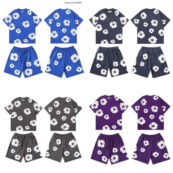 Tees Demmin Tears Tshirt Summer Fashion Mens Womens Designers T Shirts Long Sleeve Tops Letter Cotton Demmi Tears Tshirts Clothing Short Sleeve Clothes df 1a
