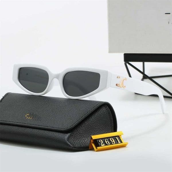 Luxury Brand Glasses Trendy Unisex Cool Large Frame Makes Face Look Smaller Protection Outdoor Designer Sunglasses