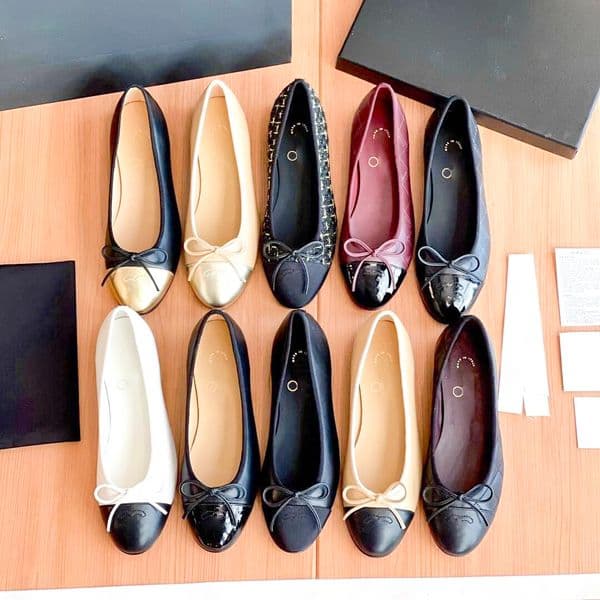 10A ballet Flat shoe mesh bow Designer mary jane shoe womens espadrille Luxury Dress shoe Beach ballerina Leopard print denim Leather Straw Round toe casual shoes