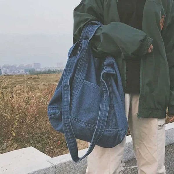 Denim Shoder Hand Bag For Wan Shoder Bag Crossbody New Casual Jeans Bags Wen Handbags Denim Sac A Main Bolsos J260528