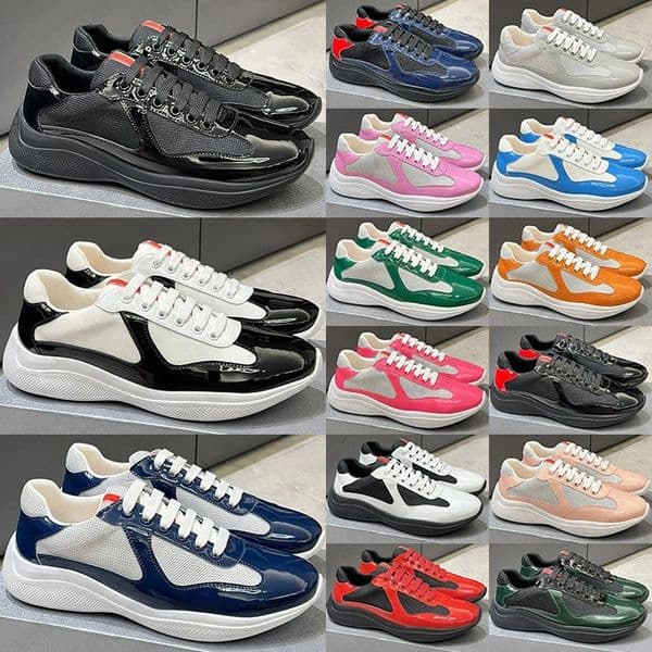 with dress shoes designer cups sneakers black yellow white grey america americas cup women mens trainers outdoor sports shoe cupsneakers 35-47