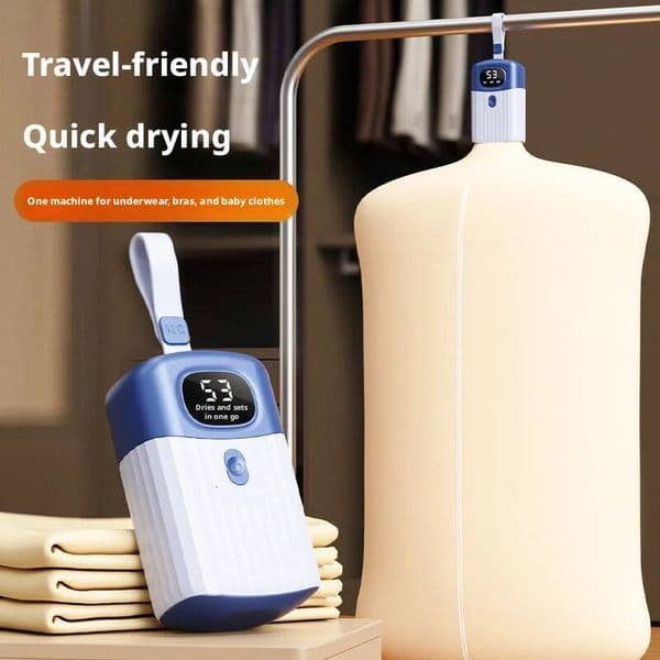 Mini Portable Electric Multifunctional Dryer Foldable Timed Fast Drying Low-noise Warm Air Heating Clothing Care ddmynov