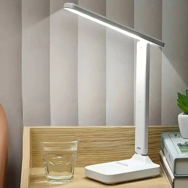 This Dimmable Desk Lamp Features 3-Level Touch Control For Adjustable Brightness And Eye Protection. It Can Also Be Used As A Ph