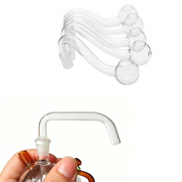 Wholesale Glass Smoking Oil Burner 10mm Male Bowl Burners Bubble Smoking oil banger bowl for Mini water Hookah Bong Pipe