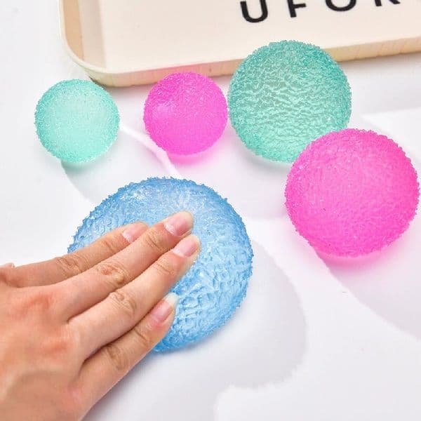 Cross-border best-selling Rainbow Power Squishy Stress Relief Toy Slow-Rebound Ball-ft