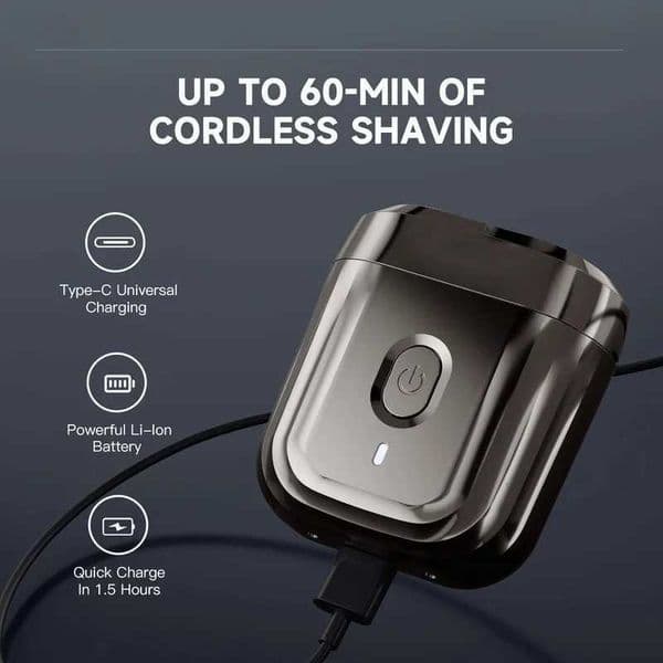 New Mens Electric Shaver Rechargeable Portable Electric Shaver Beard TrimmerJ260530