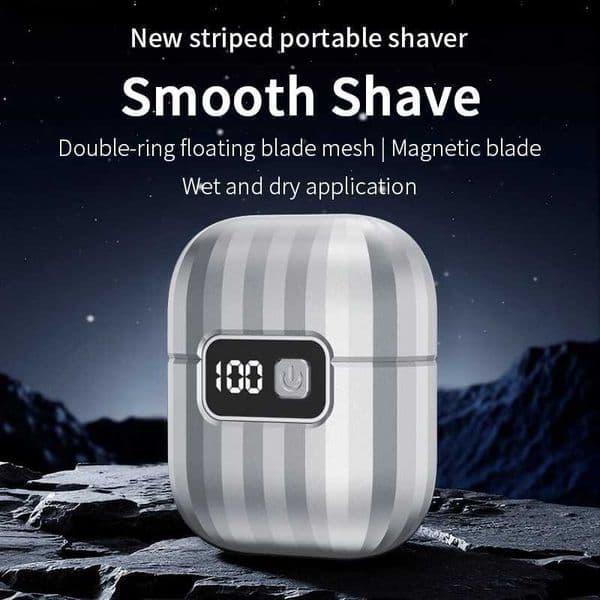 2026 Mini Electric Shaver Washable Portable Mens Shaving Razor Household Car Shaver Dual Blade Shaver Beard Trimmer ToolJ260530