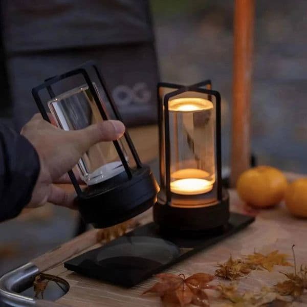 Wireless Table Lamp LED Touch Sensor Desk Lamp Night Light Rechargeable Decorative For Restaurant Hotel Bar Bedroom