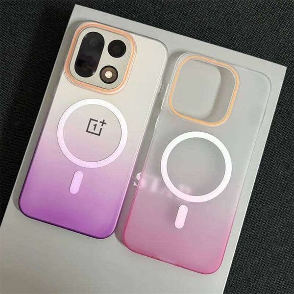Ultra-thin Gradient Matte Translucent PC Case Oneplus 15 13 T/R Turbo 6V Nord 5 For Magsafe Wireless Charge Shockproof Cover