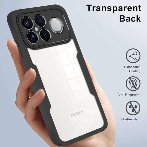 3IN1 360° Screen Protector Transparent HD Case For POCO F8 4G M7 F7 Ultra X7 Pro 5G C85 Phone Back Cover