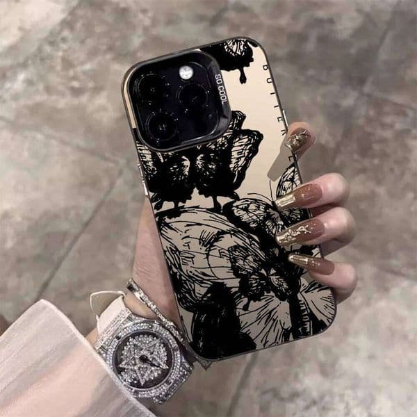 Butterfly Design Case For Pro Max Cases iPhone 16 11 12 13 17 ProMax 14 15 16e Plus 8 XS XR Shockproof IMD Cover