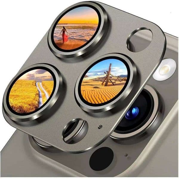 3Pcs Metal Camera Lens Protector Glass For iPhone 15 17 11 14 16 Pro Max 13 12 Mini Rear Len Screen Protectors Anti-scratch