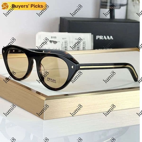 26 Designer Luxury Sunglasses for Women and Men Small Narrow Frame UV400 Protection - Classic Outdoor Shades with Box Model PRB15