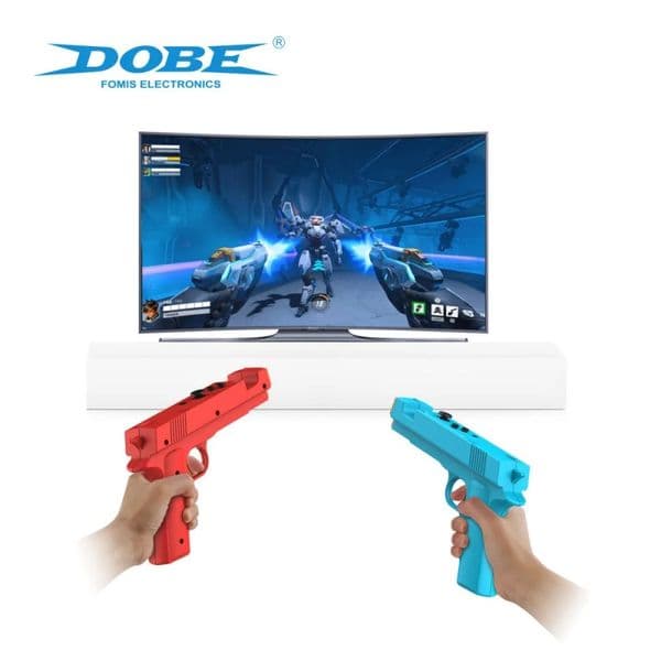Gun Shape Handgrip Sense Joystick for Switch NS NS OLED Game Controller Gamepad Joypad Gaming Accessories
