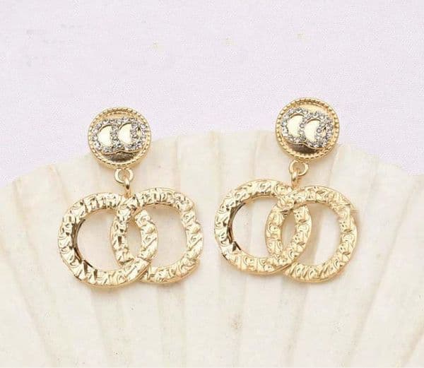 Luxury Brand Letter Earrings Designer pendant Stud Earrings Fashion Women New Temperament Jewelry Earrings