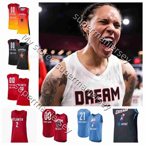 James WNBA Atlanta Dream Jersey women basketball jersey Naz Hillmon Paopao Canada Thierry Howard Coffey Allisha Gray Sika Kone Maya Caldwell Brittney Griner s-4xl