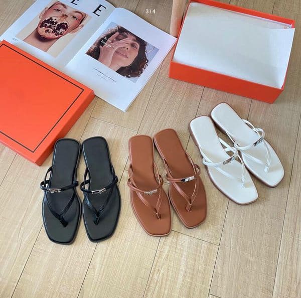 Designer Womens Slippers Sandals Shoe Slide Summer fashion flat flip-flops luxury classic letter sandal