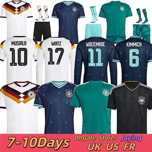 26 Germanys World Cup Soccer Jerseys 125 Year Anniversary 2025 2026 football jersey HAVERTZ MUSIALA GNABRY MULLER WIRTZ Beckenbauer Men Women Kids Kit