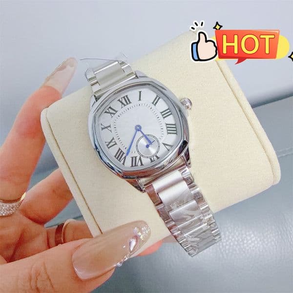 Mens women CARTERity DRIVEity DE watch designer luxury quartz movement watches qualit rose gold size 42MM stainless steel strap sapphire Orologio Wristwatches #183
