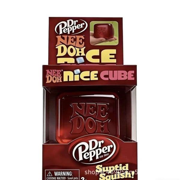 Cross-border new product Needoh 3D Dr Pepper Nice Cube Suptid Squish Stress Relief d13