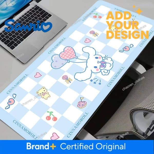 Designer Mouse Pads Gaming Mousepad Computer Keyboard Pad Carpet Anime Mouse Mat Gamer C-Cinnamorolls Mouse Pad Office XXL Table Desk Mat