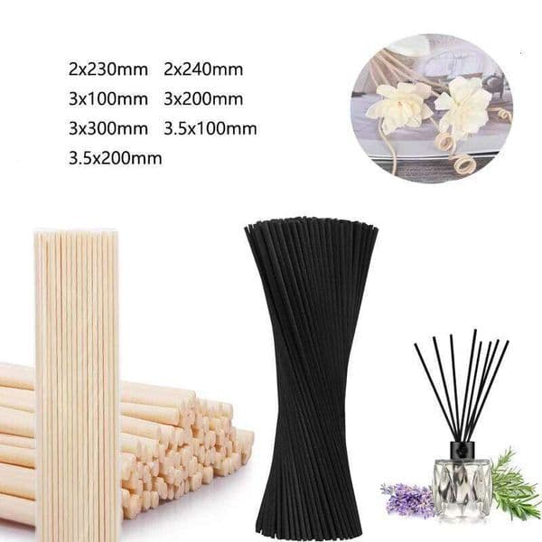 2-3.5mm Reed Replacement Stick DIY Handmade Home Decor Extra Thick Rattan Aromatherapy Diffuser Refill Sticks