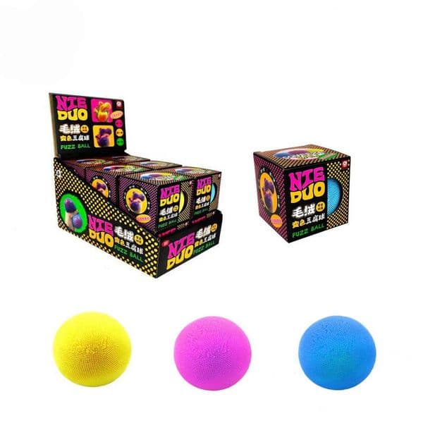 6CM Candy Tide Stress Fuzz Ball Squishy Toys Color-changing Tofu Balls Office Anxiety Relief Sensory Toys School Fidget Toys for Kids and Adults By Sea..