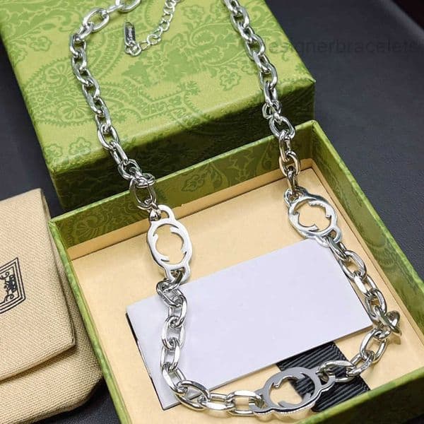 Packaging Designer Necklace for Women Luxury Pendants Designers Stainless Steel 18K Gold Plated 925 Silver Plated For Women Never Fade