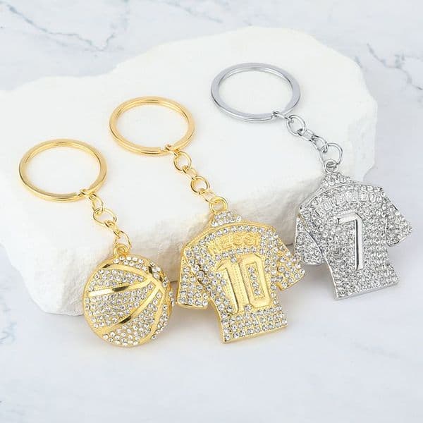 DHL/UPS/FEDEX Jerseys Gold-plated Pendant Necklaces Personalized Style Hip-hop Accessories Car Keychains