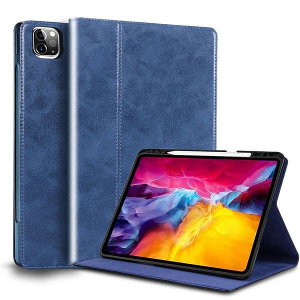 Apple iPad Pro 13&11M4 Genuine Protective air13/11M2 Leather Case with Pen Slot