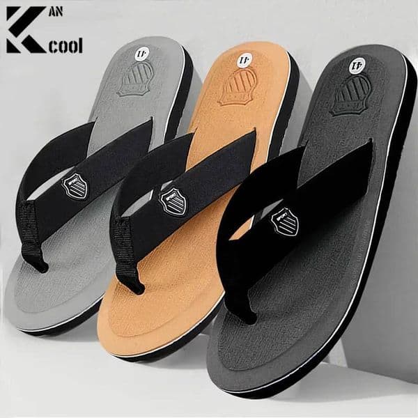 Free Shipping Men's Casual Flip Flops Fashion Beach Men Summer Non-Slip Flat Slides Mens Slippers Indoor House Shoes Man Male Slipper