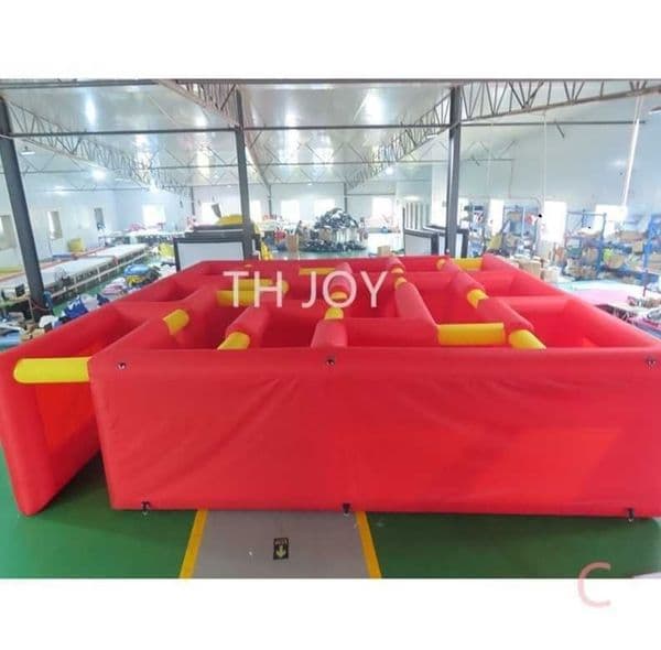 Free delivery Outdoor Activities Sport Games 10x10x2mH (33x33x6.5ft) inflatable haunted house maze,outdoor inflatable maze laser tag arena for sale