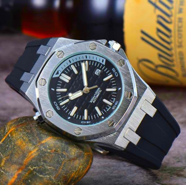 6 Luxury Men Women APity Watches classics Royaloak Wrist Watches Top quality quartz Modern Watche Fashion Sports master Wristwatches Chronograph Montres #74