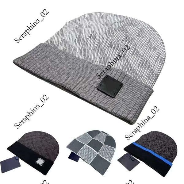 Bonnet luxe designer beanie knitted dressy Winter fashion caps autumn hats for mens skull outdoor womens cappelli travel skiing Knitted hat hot thick windproof