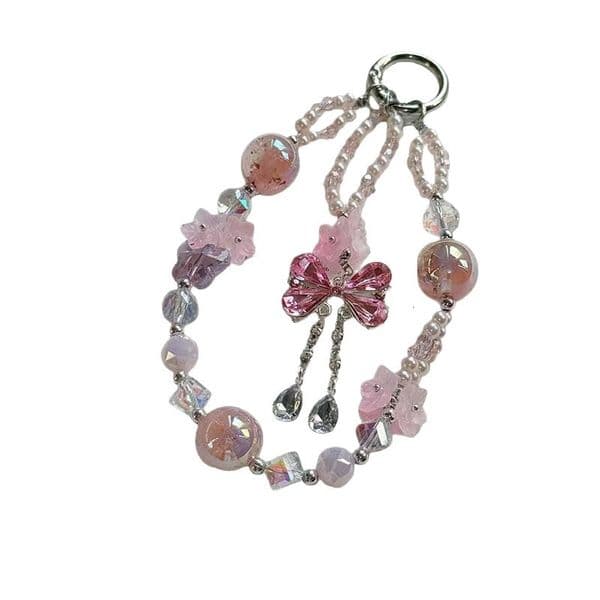 Phone Chain Rose Bud Tassel Butterfly Pendant 2025 Trendy Stylish Bag Accessory Hip Hop Versatile High End Design
