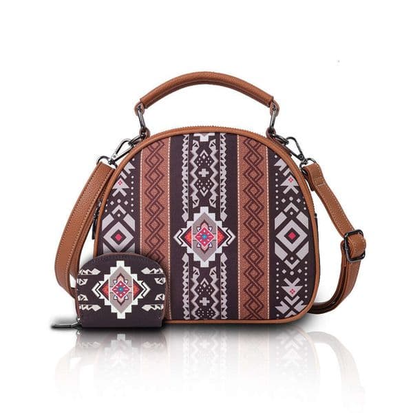 Cross-Border New Bohemian Style Two-Piece Set Shell Handbag Large Capacity Suitable For Office Commuting Bag