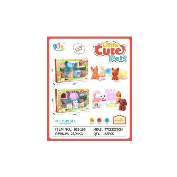 Cute Pets Play House Role Play Toy Set