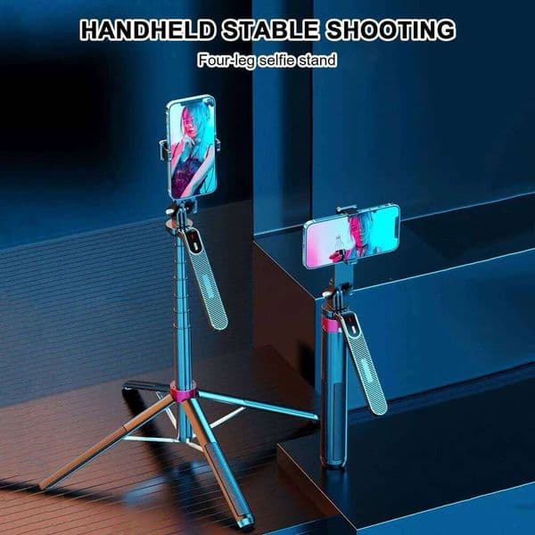 Selfie Stick Anti Shake Filming Bracket portable Rotating Camera Mount for Outdoor travel Photography 26W0409