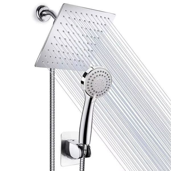 Stainless Steel High-Pressure Head Household Rain Handheld Shower Set