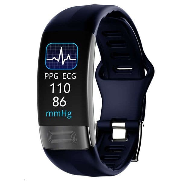 Smart P11plus Heart Rate Body Temperature Blood Oxygen ECG Monitoring Step Sleep Adult Sports Bracelet