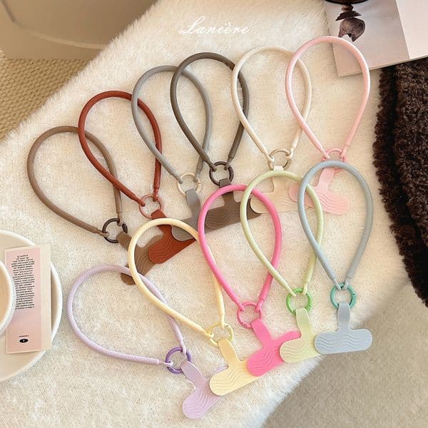 Multicolor Silicone Wrist Strap Phone Lanyard, Universal Anti-Lost Accessory for All Smartphones